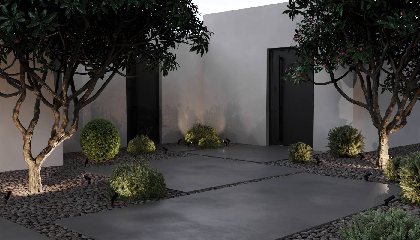 O050FL-L2GF3K Грунтовый светильник Maytoni Bern O050FL-L2GF3K