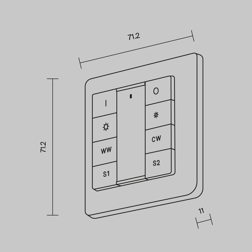 721053 Панель управления Lighting control Maytoni 721053