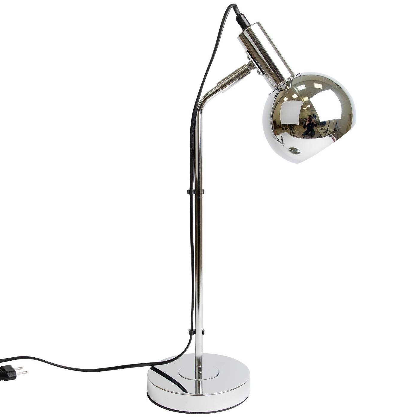 Настольная лампа Uniel UML-B702 E14 SILVER