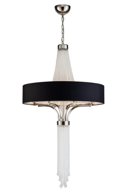 COSMOPOLITAN 2970.8 black Подвесная хрустальная люстра Cosmopolitan Lucia Tucci COSMOPOLITAN 2970.8 black