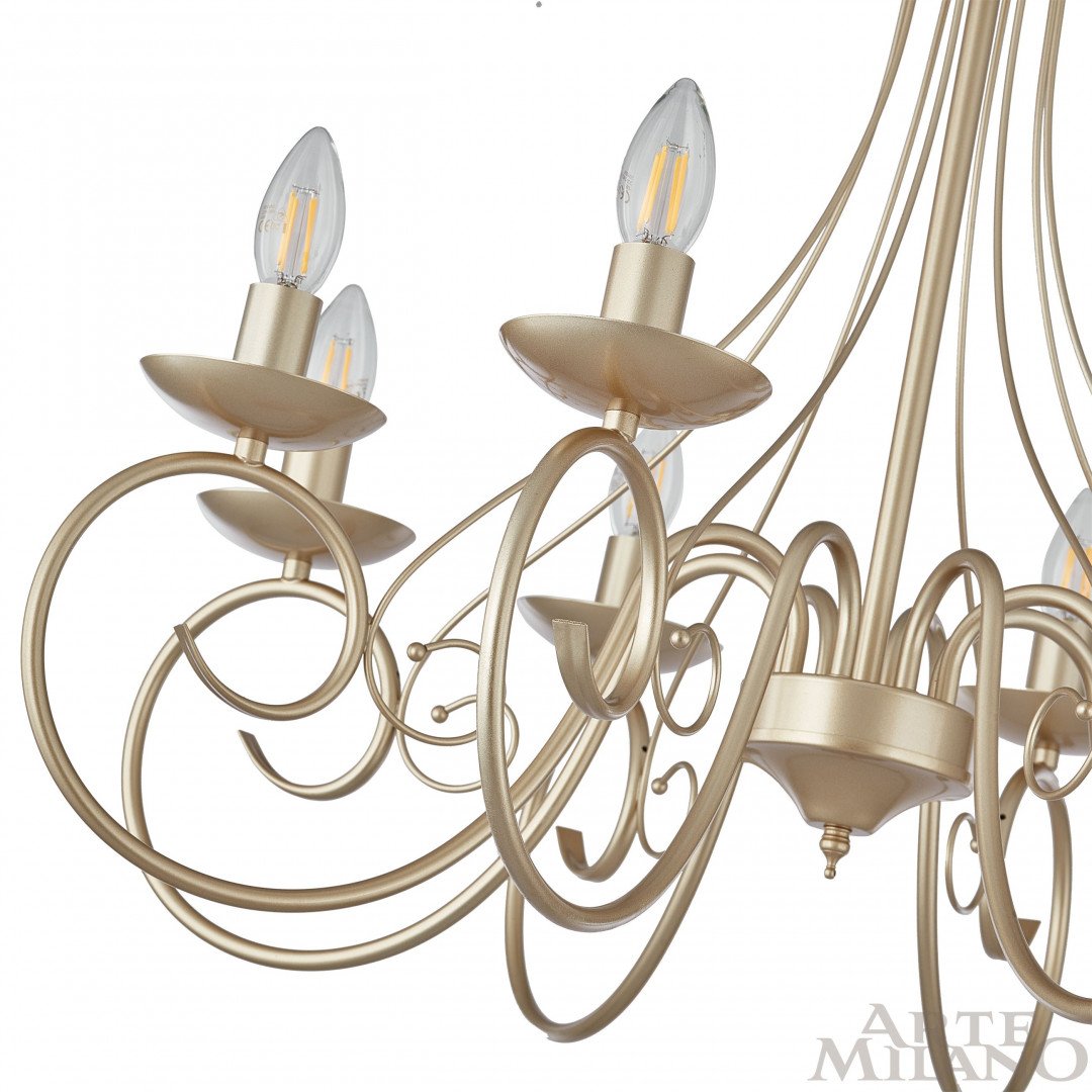 Подвесная люстра Arte Milano Am349159 349159/8 CG