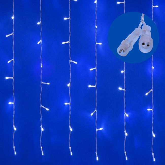 Занавес светодиодный с эффектом мерцания, 3х2м Uniel ULD-C3020-264/TTK WHITE IP44