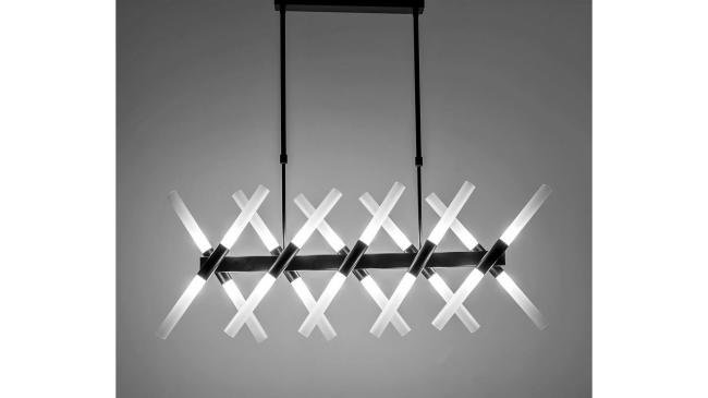 LDP 6036-20 BK Люстра на штанге Lumina Deco Alford LDP 6036-20 BK