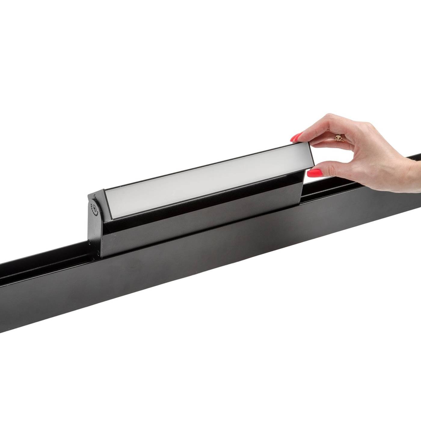 Трековый светильник Uniel ULB-M80-12W/4000K/35 BLACK