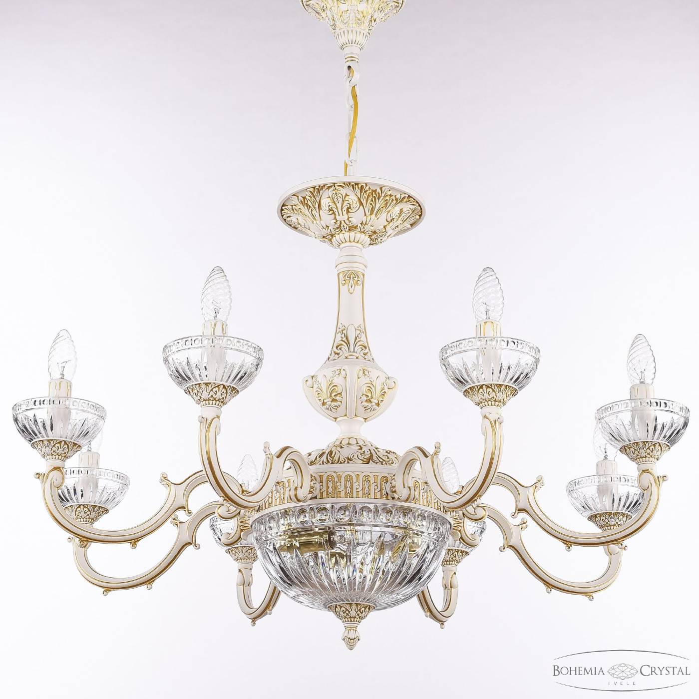 Подвесная люстра Bohemia AL7801 AL78101P/8/250 WMG P Clear/M-1G