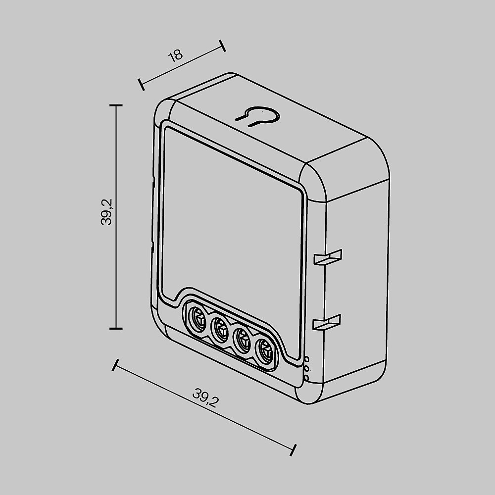 Wi-Fi выключатель одноканальный 250Вт Maytoni Выключатели MS007