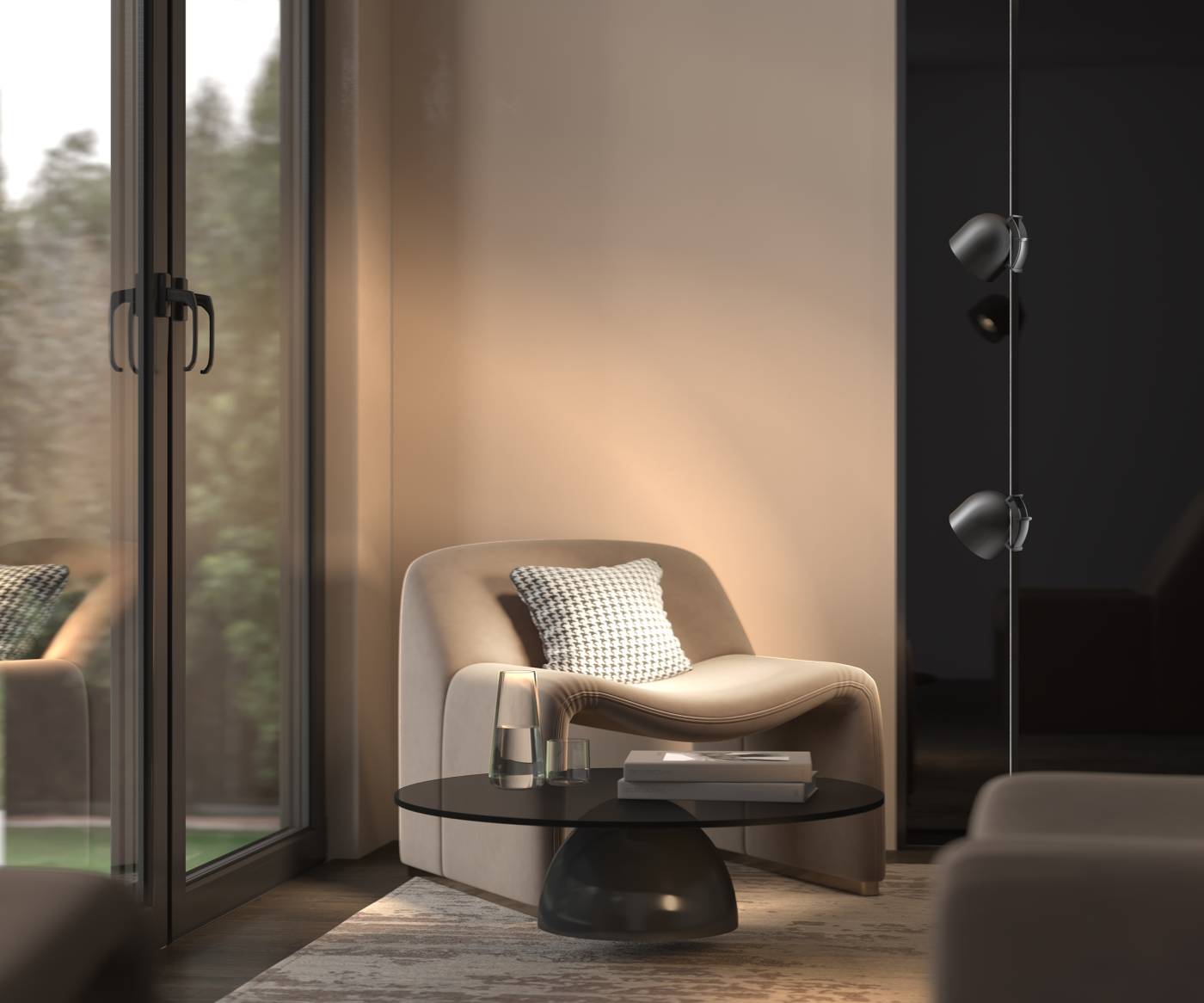 TR124B-12W3K-M-B Трековый светильник Maytoni Pendant system Parity TR124B-12W3K-M-B