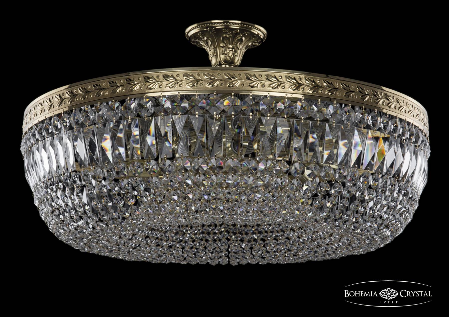 19041/70IV G Потолочная хрустальная люстра Bohemia 1904 19041/70IV G