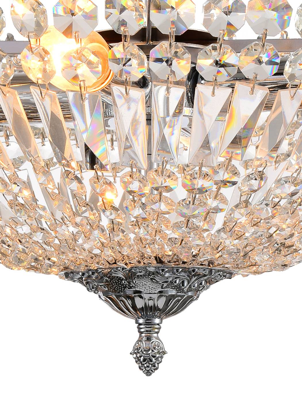 ROCOCO 81406/4C CHROME Потолочная люстра Natali Kovaltseva Rococo ROCOCO 81406/4C CHROME