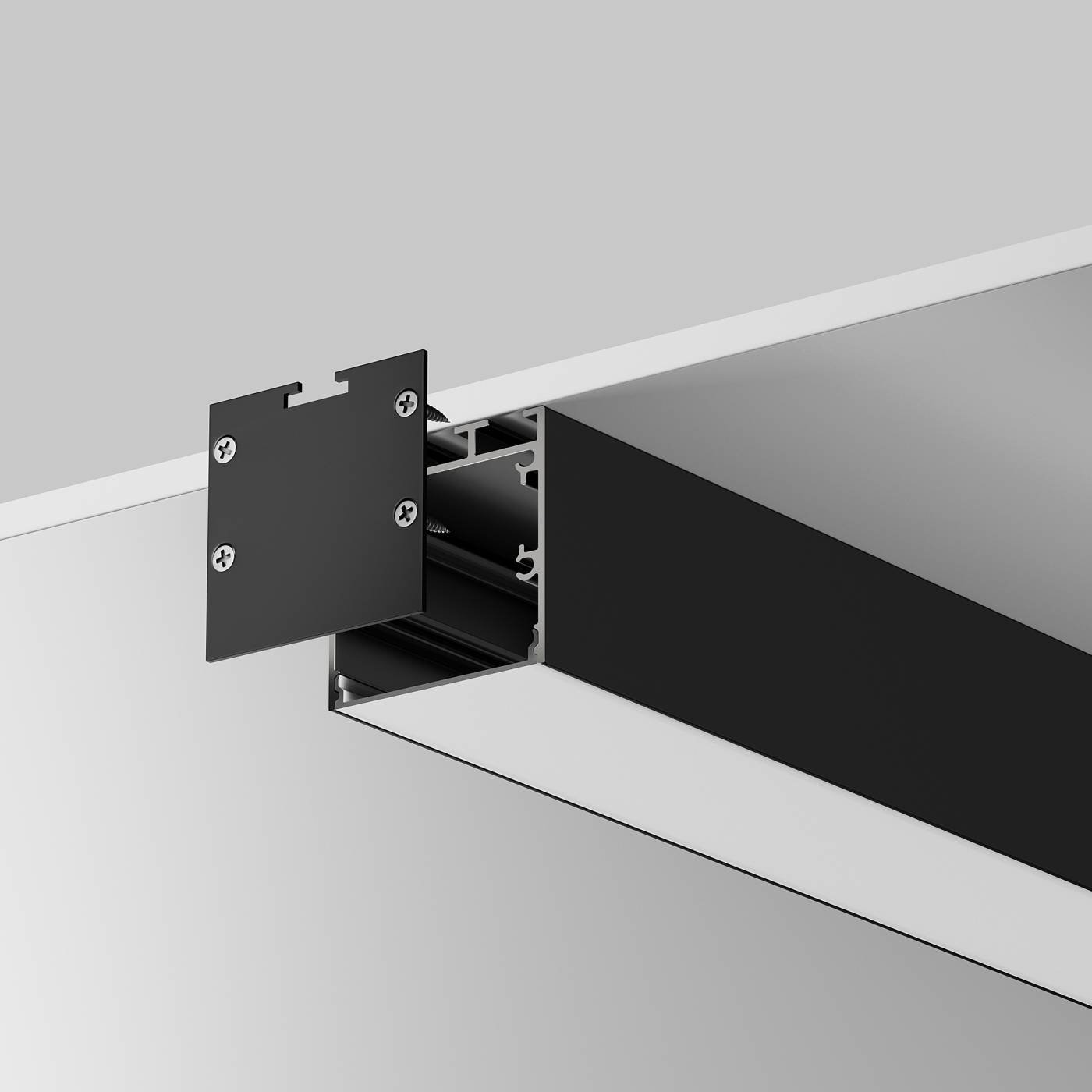 642038 Комплект заглушек (для профиля 35х35) 2 шт., Maytoni Накладной-подвесной профиль 642038