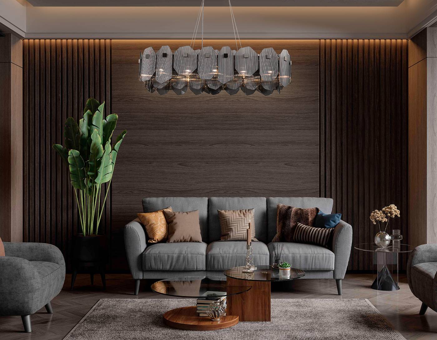 Подвесная люстра Ambrella Crystal LH31205