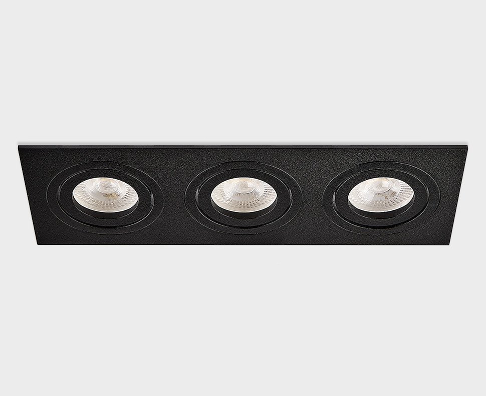 Встраиваемый светильник Italline SAG 03b SAG303-4 black/black