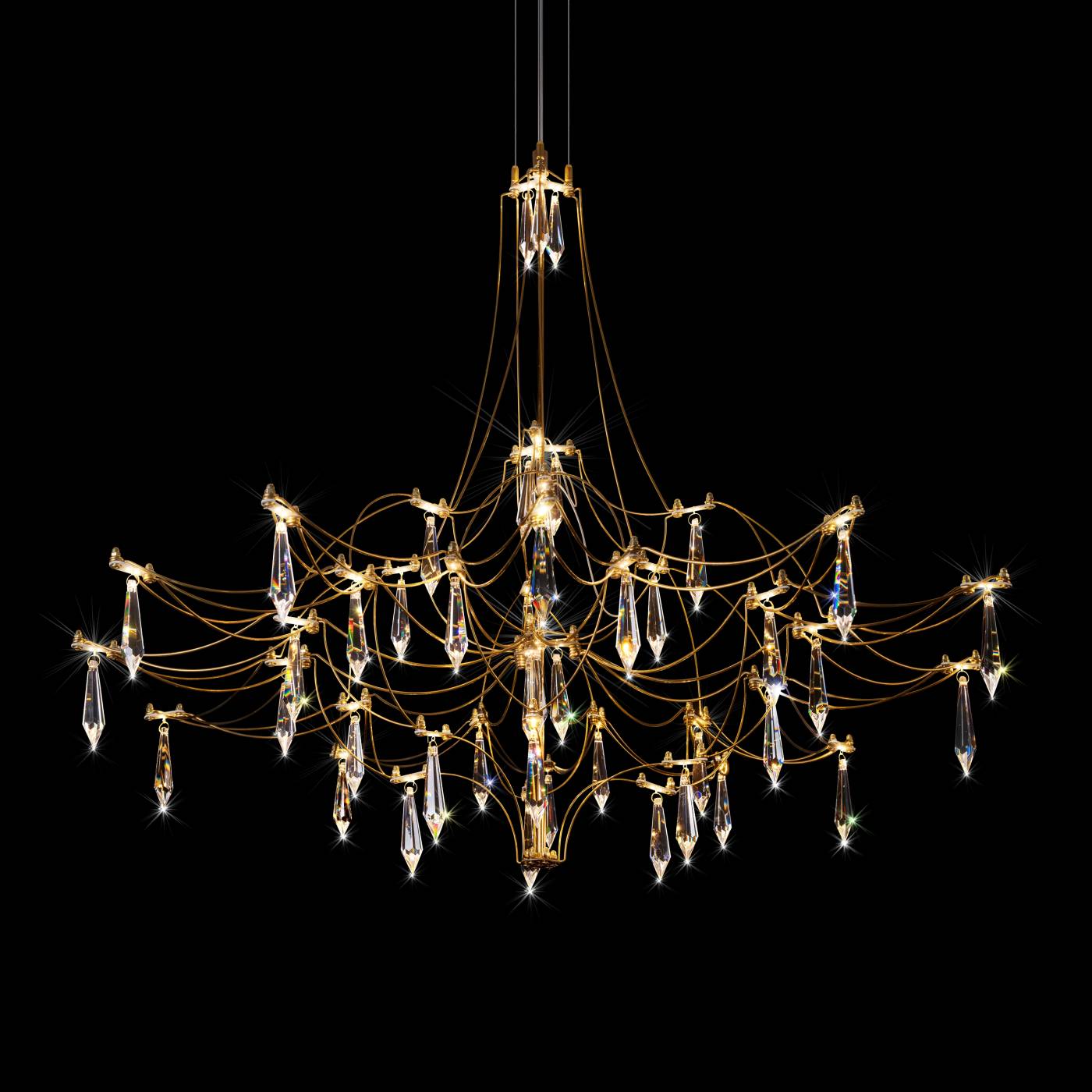 Подвесная люстра Mira Loft It 10588/800 Gold Asfour