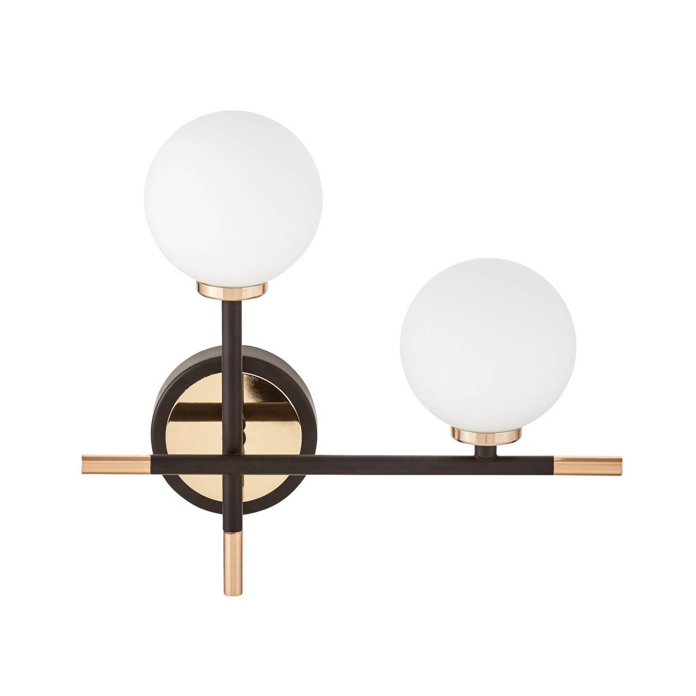 Настенное бра Lumina Deco Marsiada LDW 6033N-2 RT BK+FGD