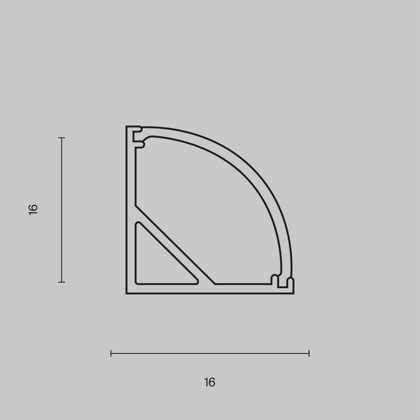 ALM008S-2M Профиль Maytoni ALM008S-2M