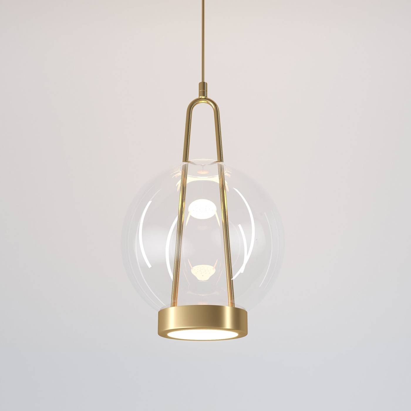 Светильник подвесной Eurosvet Frasco 50267/1 LED латунь