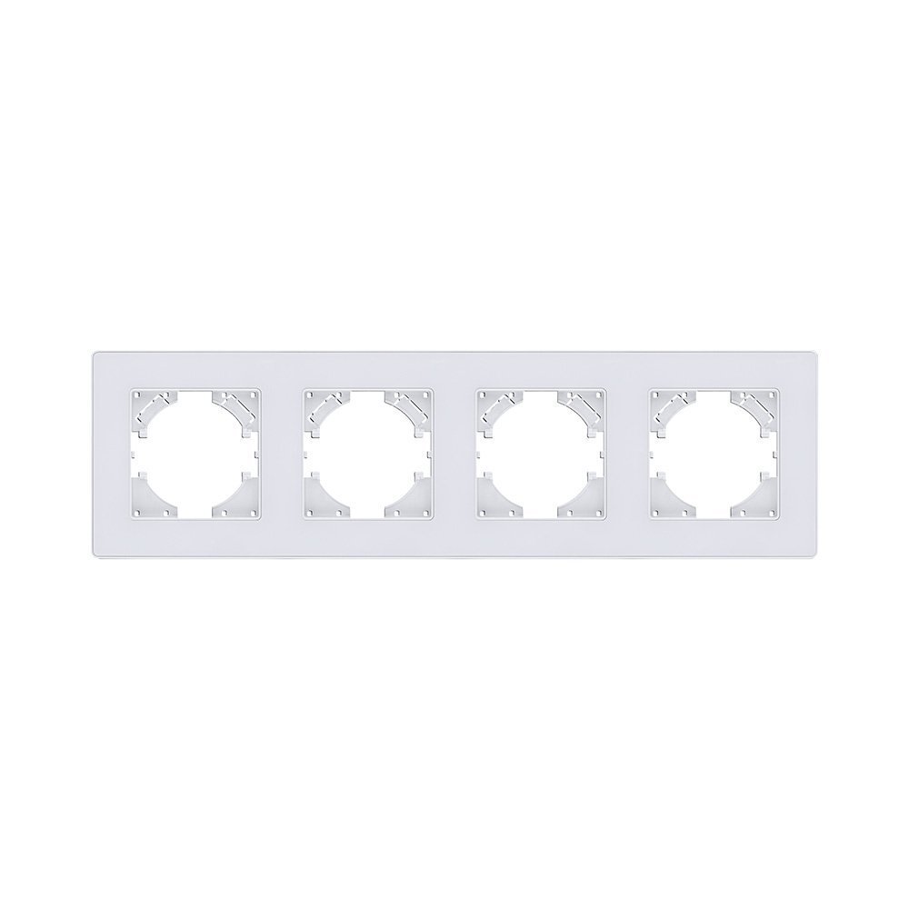 EA4WH Рамка 4-постовая, белый Kollinger Eleganz Acryl EA4WH