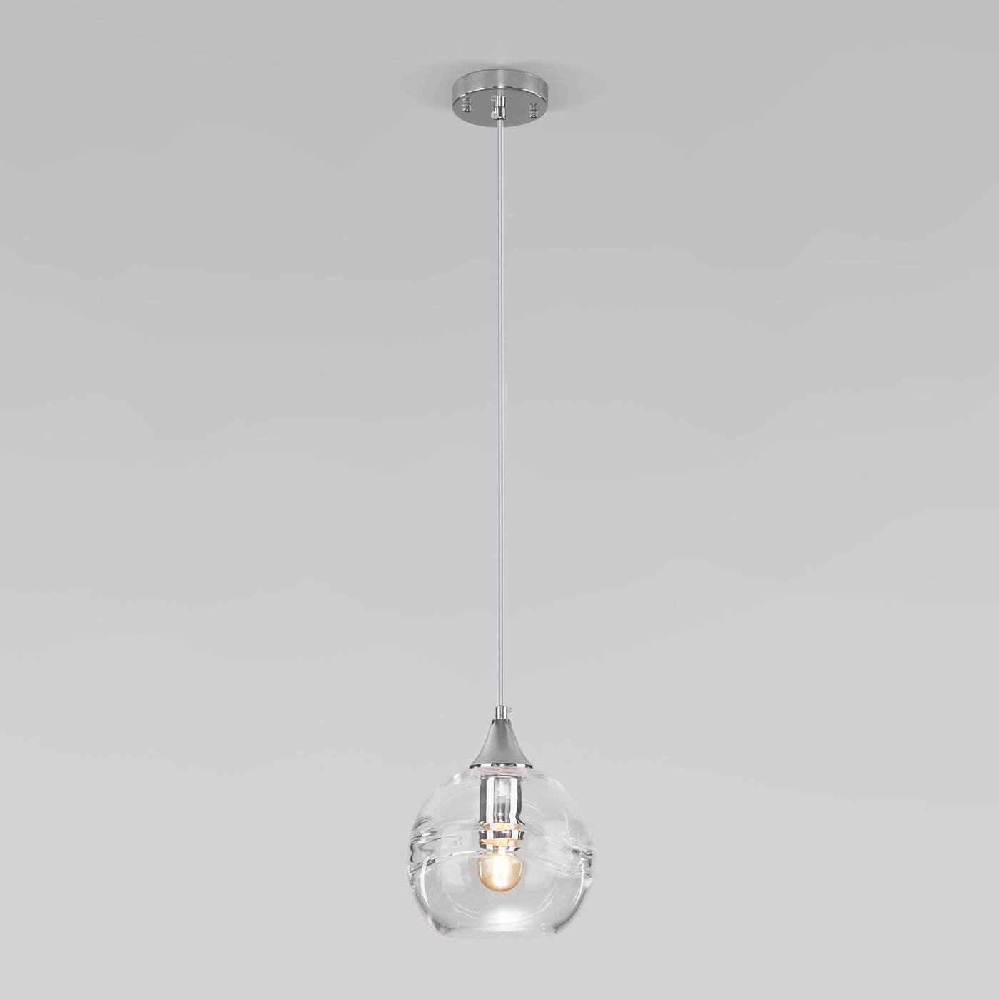 50221/1 прозрачный Светильник подвесной Eurosvet Lotus 50221/1 прозрачный