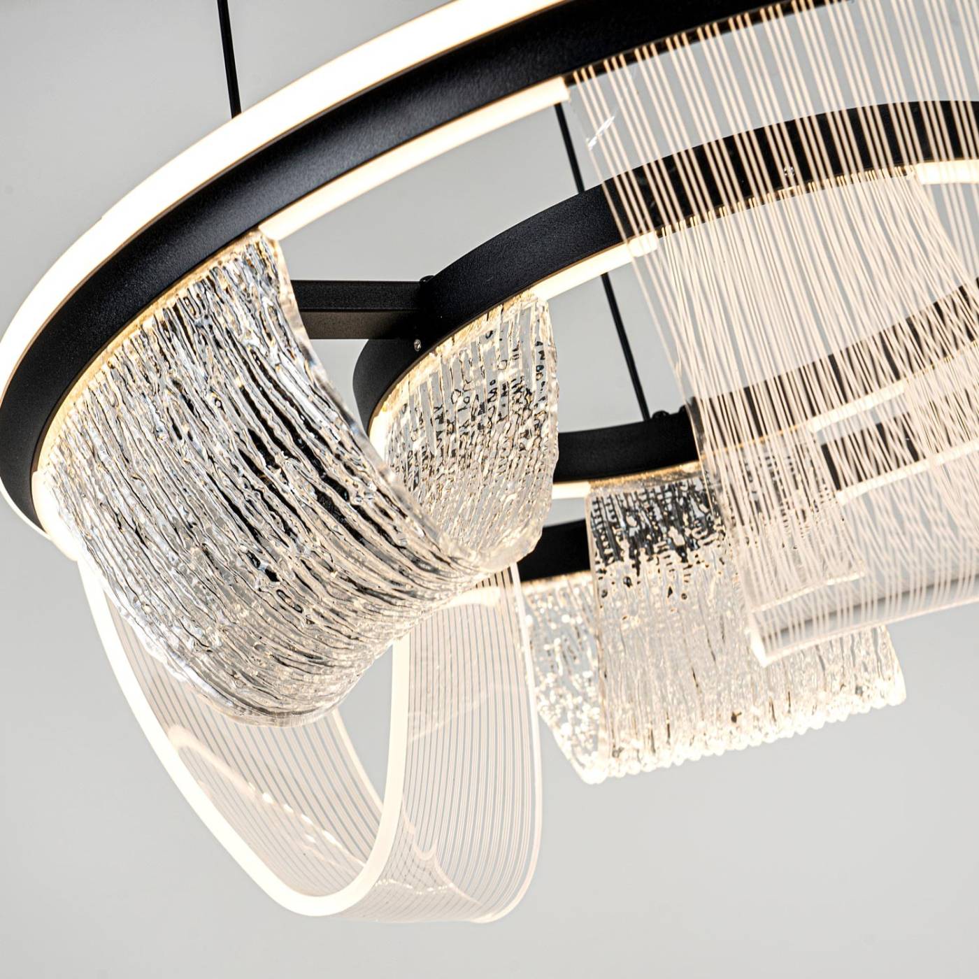 Подвесная люстра L LED4U L7706-460 BK
