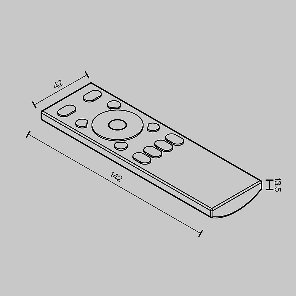 710102 Пульт UNION для систем Axity 4 зоны Maytoni Пульты 710102