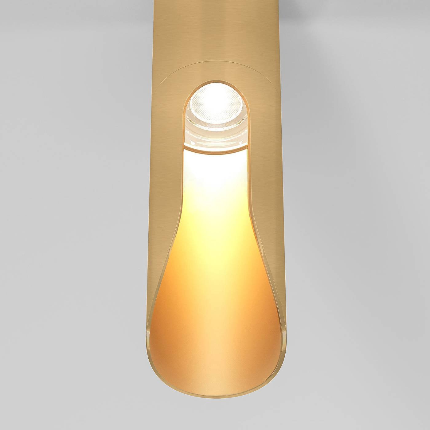 Накладной светильник Elektrostandard Apex 25113/LED 7W 4000K латунь