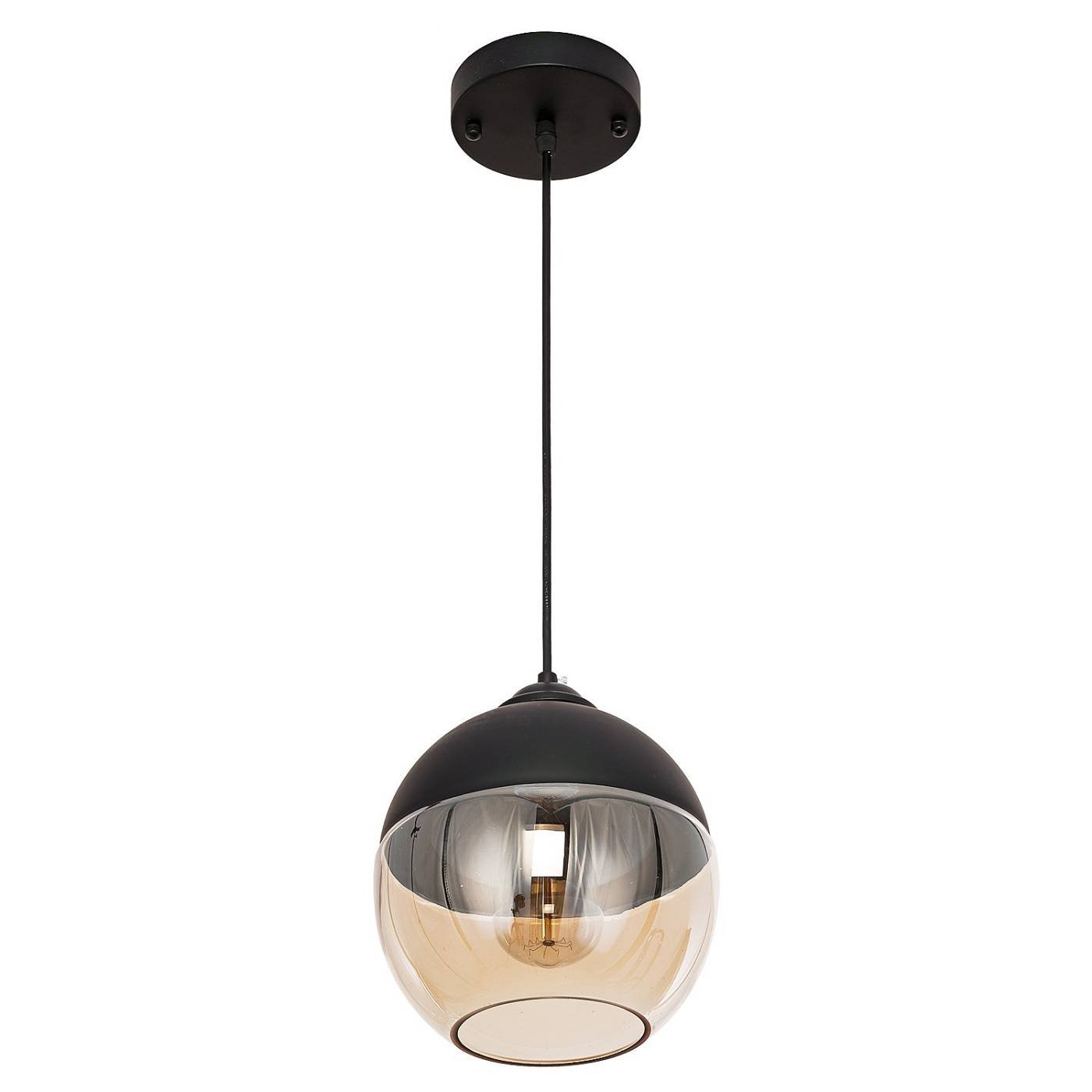 Светильник подвесной Gerhort G51129 G51129/1D BK BK+CL