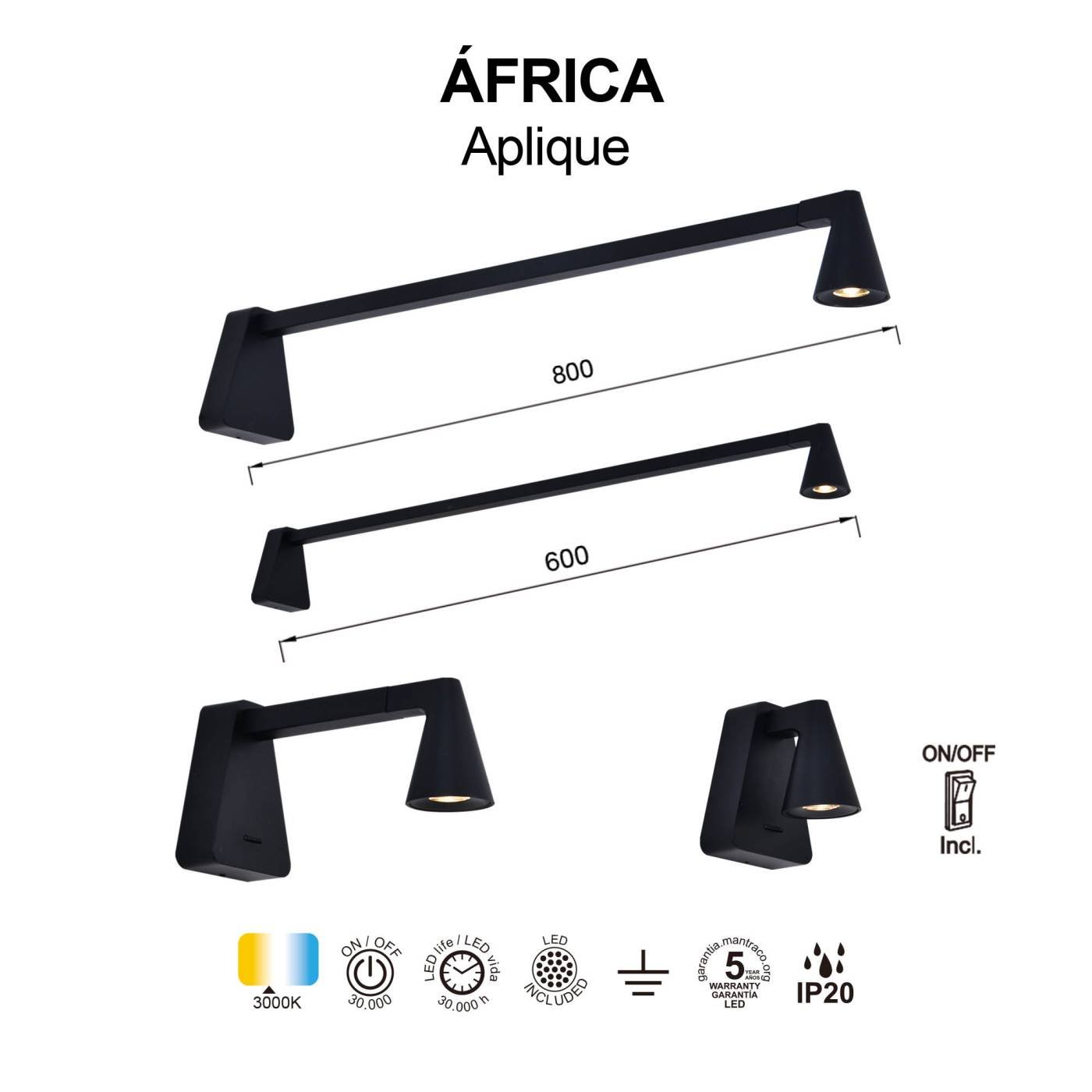 Настенный светильник AFRICA Mantra 9413