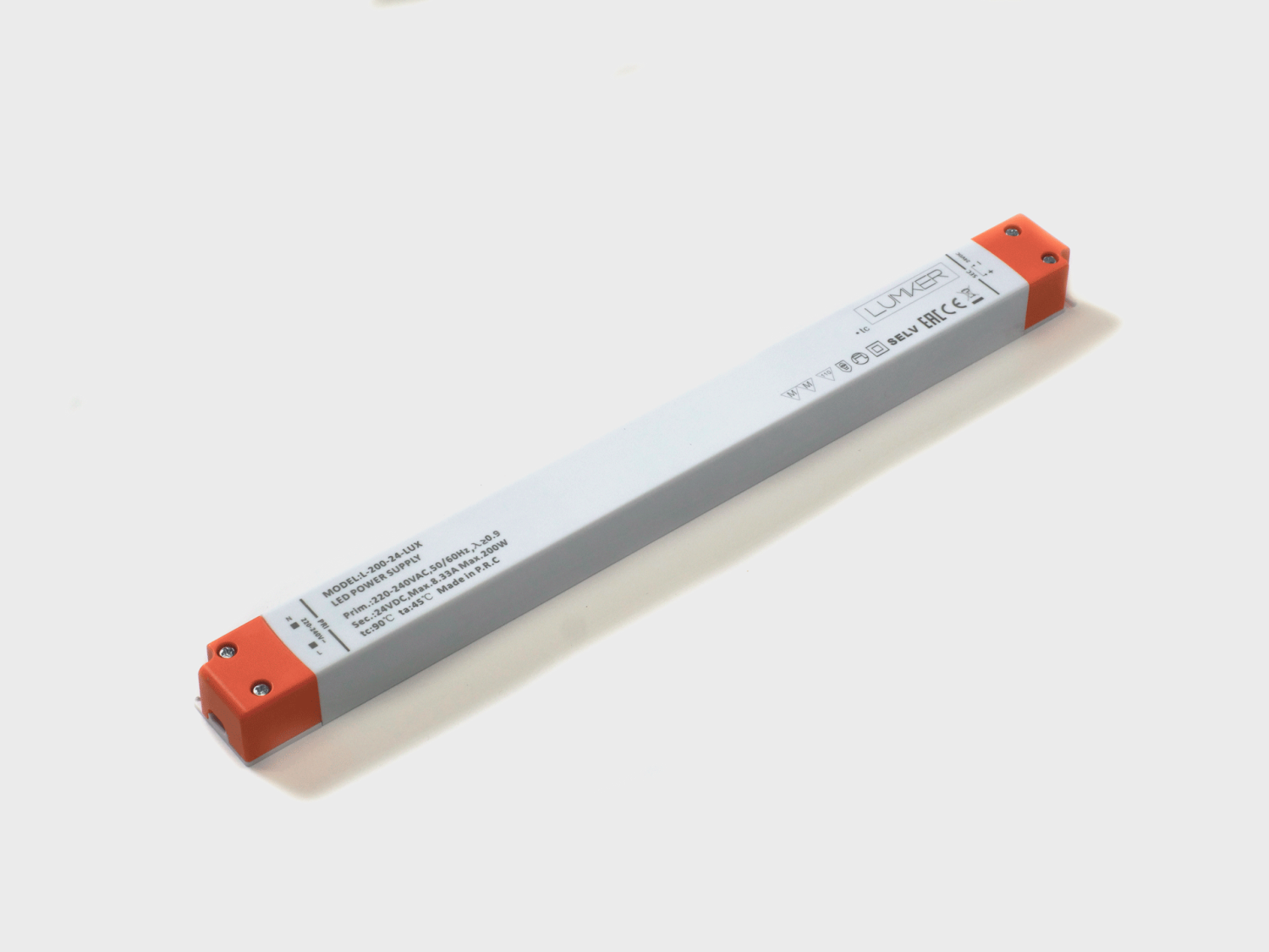 L-200-24-LUX Драйвер для LED ленты SWG LUMKER L-LUX L-200-24-LUX