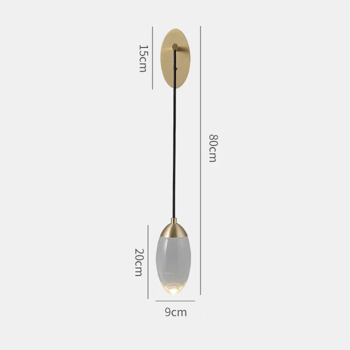 MT8847-1W brass Настенное бра Delight Collection Celestial MT8847-1W brass
