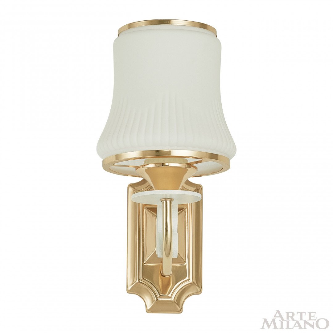 301097/1W Wh/Gd Настенное бра Arte Milano Florentia-1097 301097/1W Wh/Gd