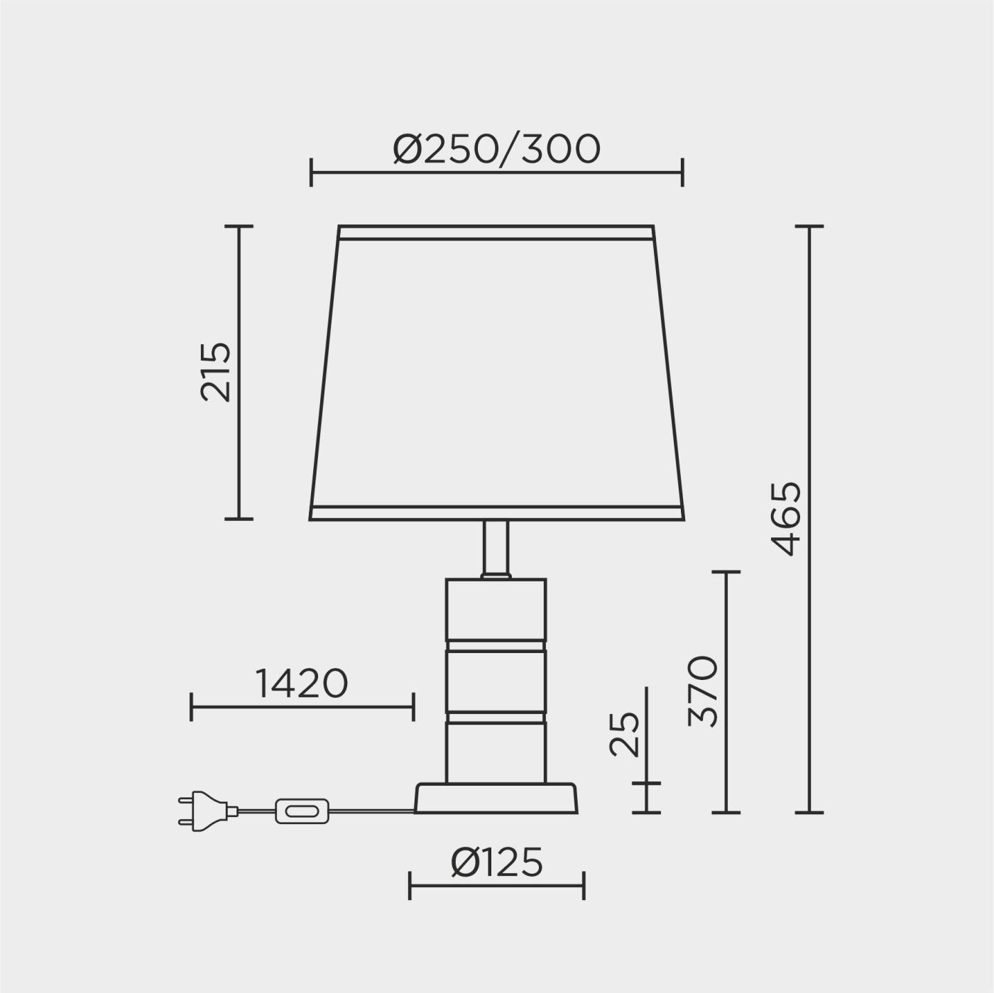 ML.5515.01TL BS Настольная лампа ML Modelux ML.5515.01TL BS