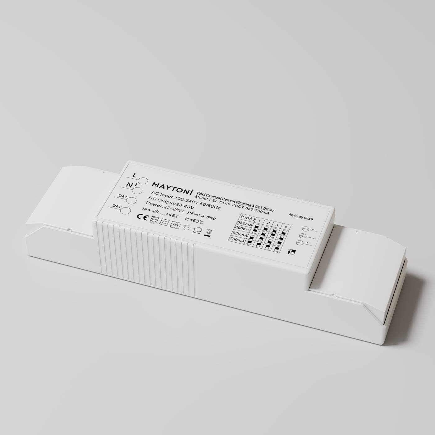 Источник питания DALI Maytoni PSL-DL40-3CCT-550-700mA