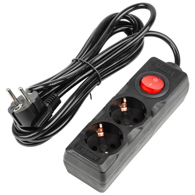 S-GCU2-3B BLACK Удлинитель Uniel Ultra S-GCU2-3B BLACK