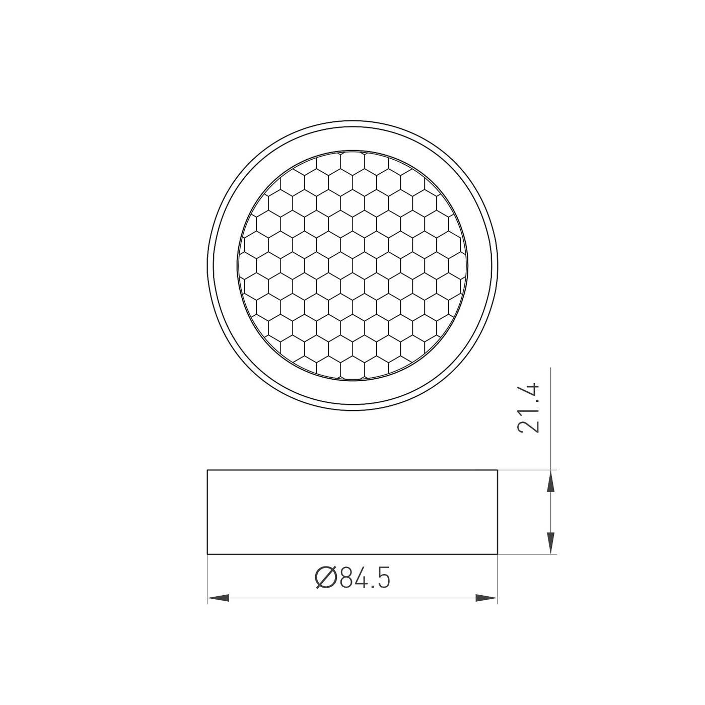 046764 Фильтр сетчатый с посадочным кольцом Arlight Calipso 046764