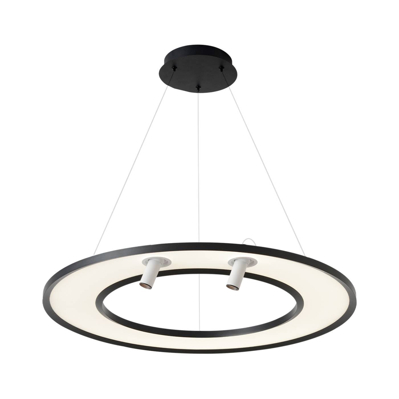 CONTOUR SP50W LED BLACK Подвесная люстра Crystal Lux Contour CONTOUR SP50W LED BLACK