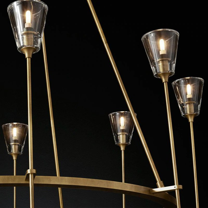 8614P/8 gold Подвесная люстра Delight Collection Torche De Verre 8614P/8 gold