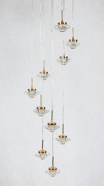 Люстра каскадная Gerhort G52140 G52142/10BRS CL