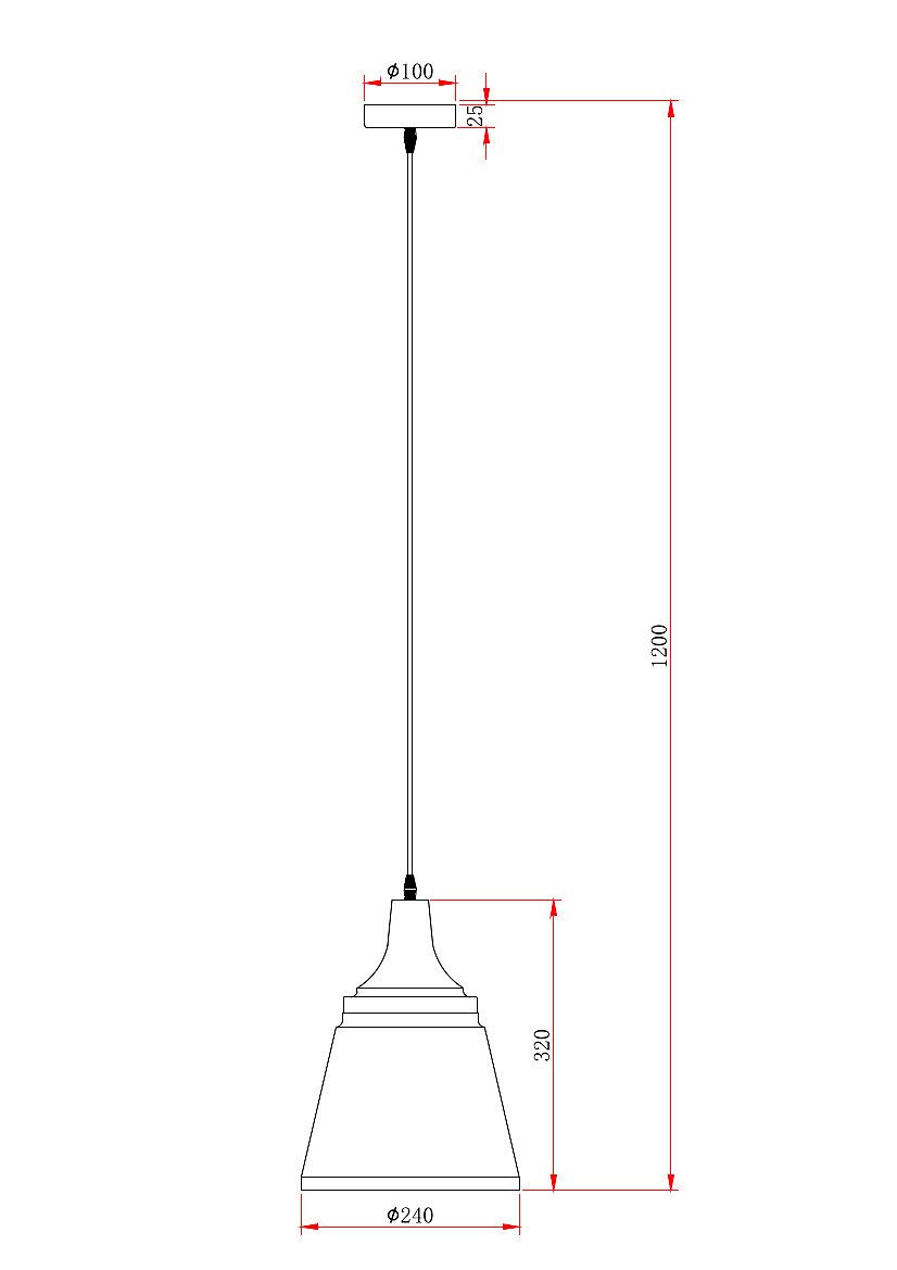 Светильник подвесной Escada Aries 1100/1S