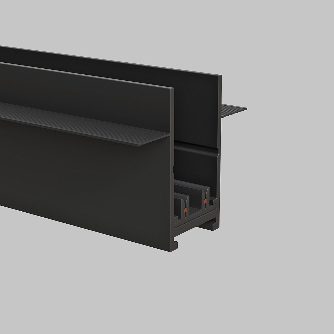 Шинопровод встраиваемый под ГКЛ 12 мм трековой системы SMART LINE 220В IMEX Smart Line IL.0050.2000-2-BK