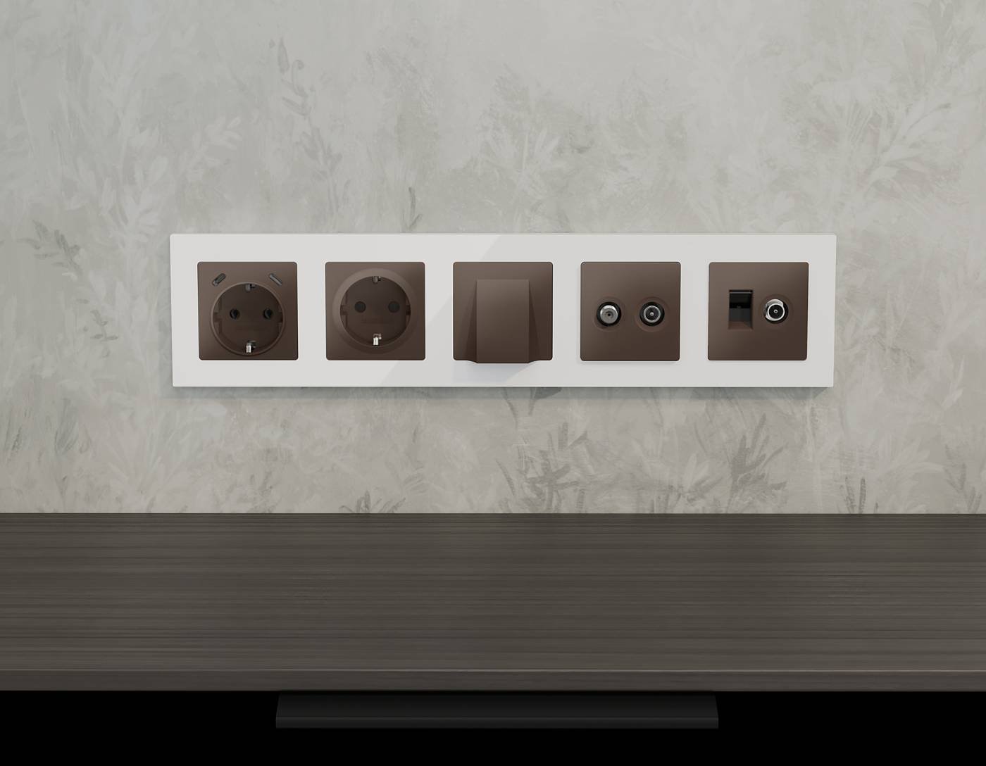 Накладка на механизм Ambrella Volt ALFA AP6458