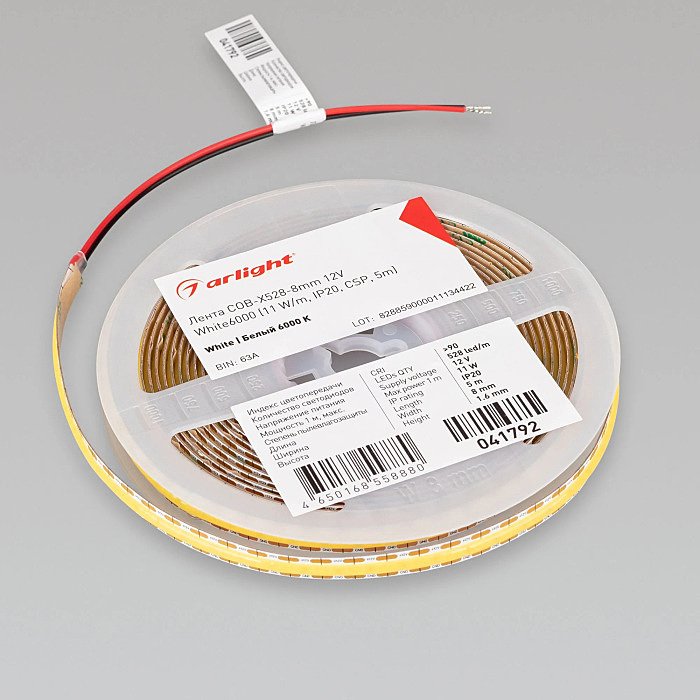041792 Светодиодная лента Arlight Cob Открытая 041792