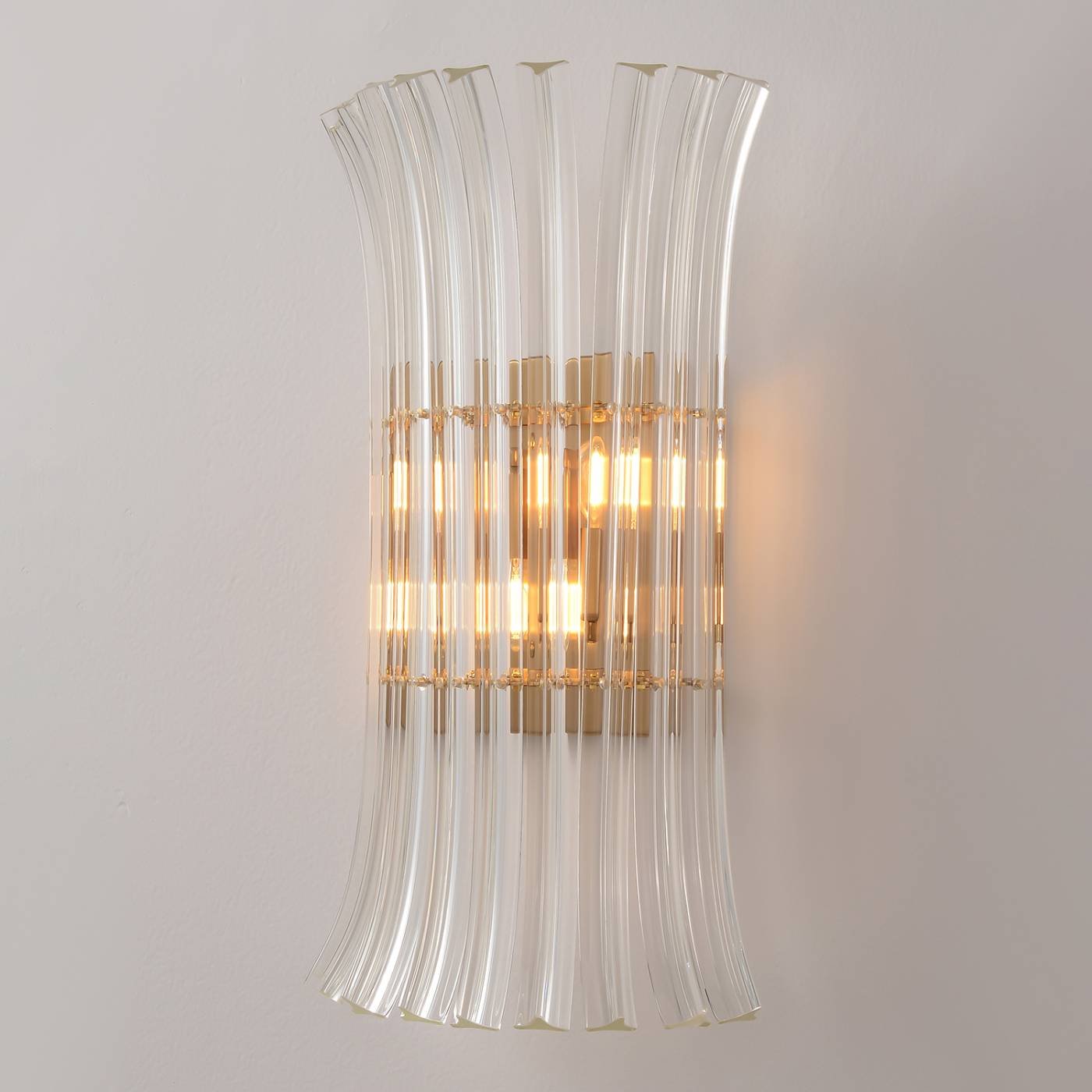 CASCADA AP2 BRASS Бра настенное CASCADA Crystal Lux CASCADA AP2 BRASS