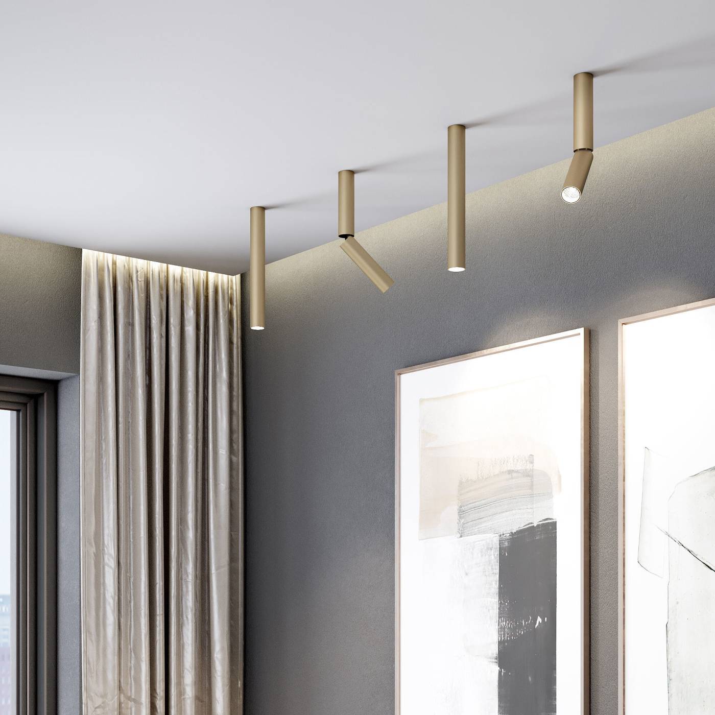 Накладной светильник Elektrostandard Pika Pika 6W (25030/LED) латунь