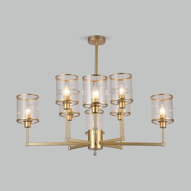 60144/8 золото Потолочная люстра Eurosvet Inari 60144/8 золото