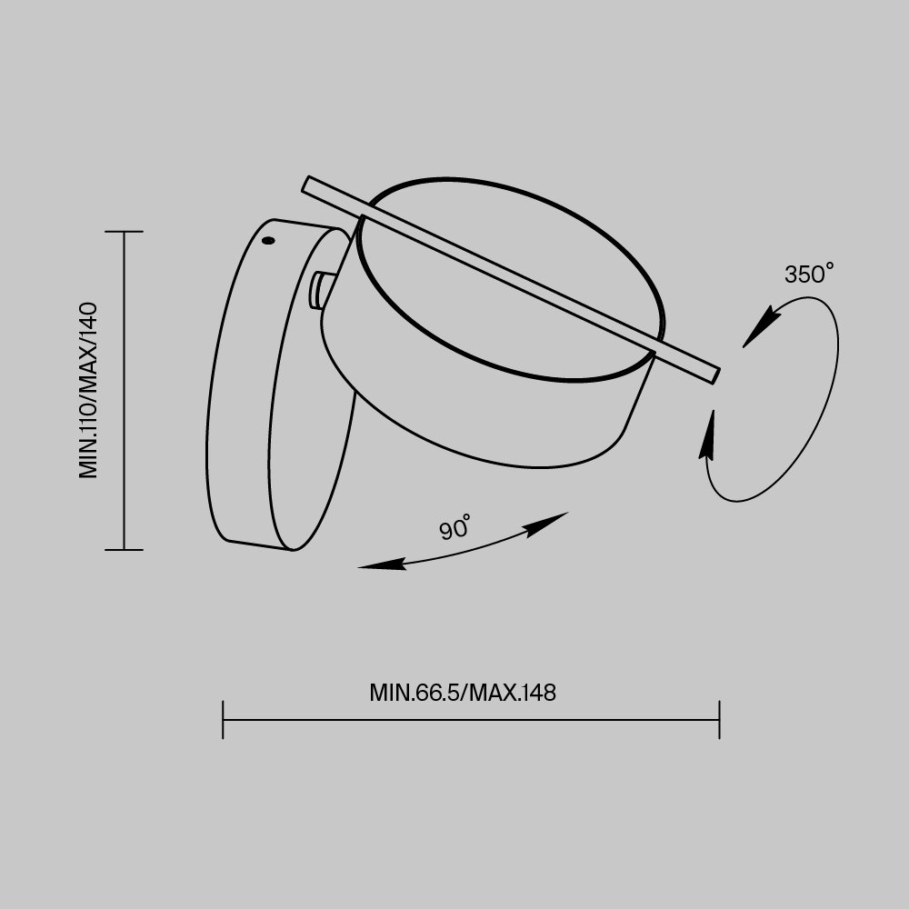 Настенный светильник Maytoni Nuance MOD180WL-L4W3K
