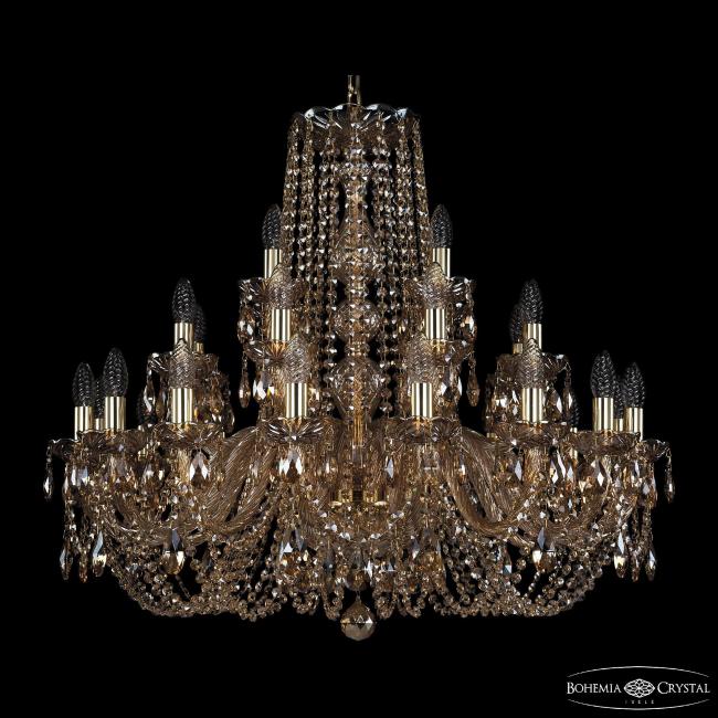 Подвесная хрустальная люстра 1402 Bohemia 1402/16+8+4/300 G M721