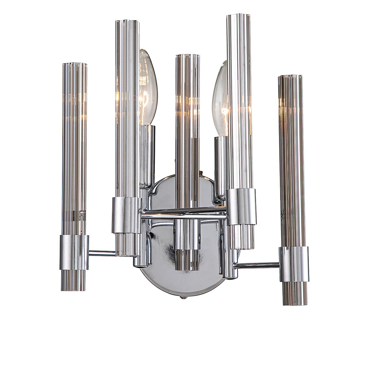 V000459 Настенное бра Indigo Favara V000459 11040/2W Chrome