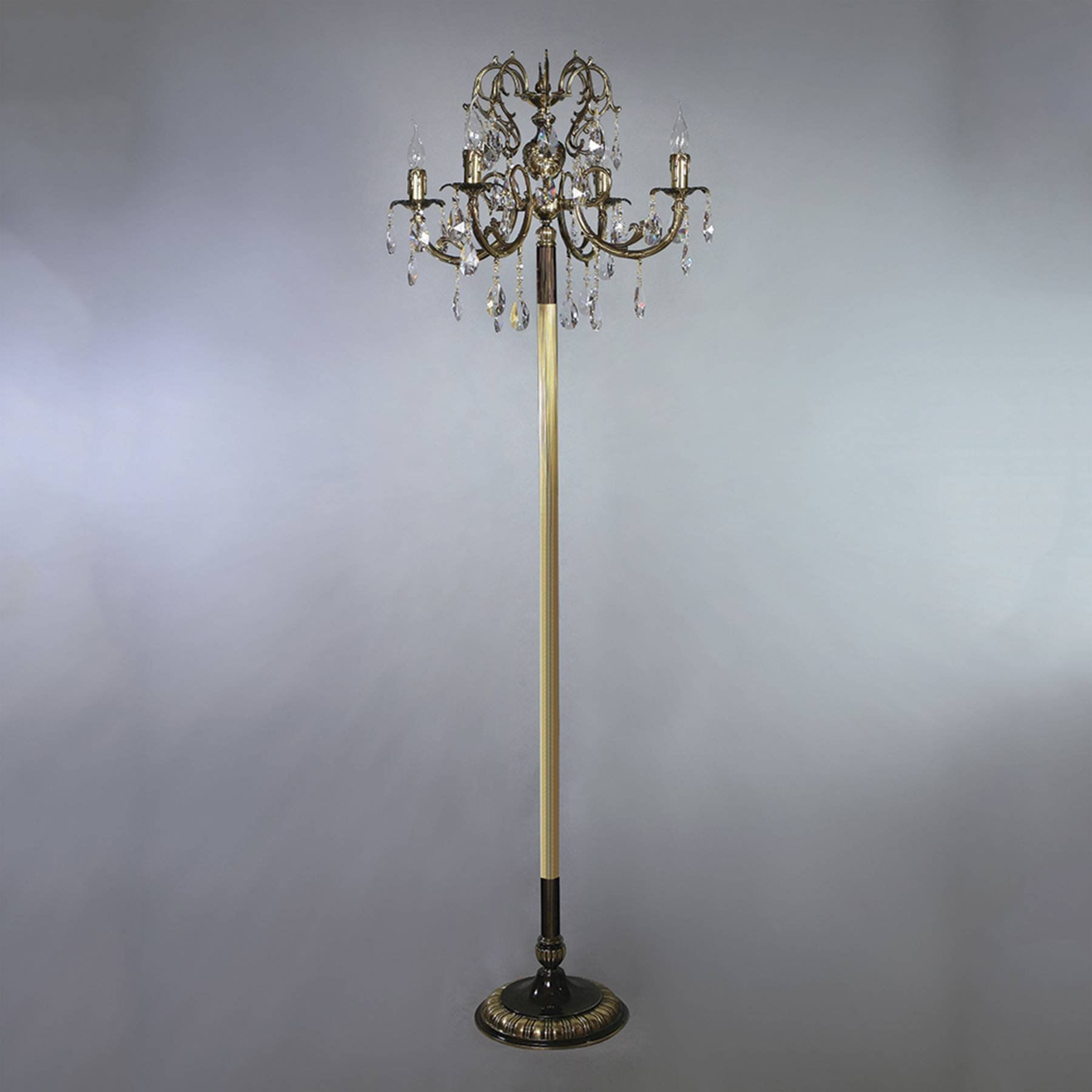 8888F/4 PB Tear Drop Торшер Ambiente Alicante 8888F/4 PB Tear Drop