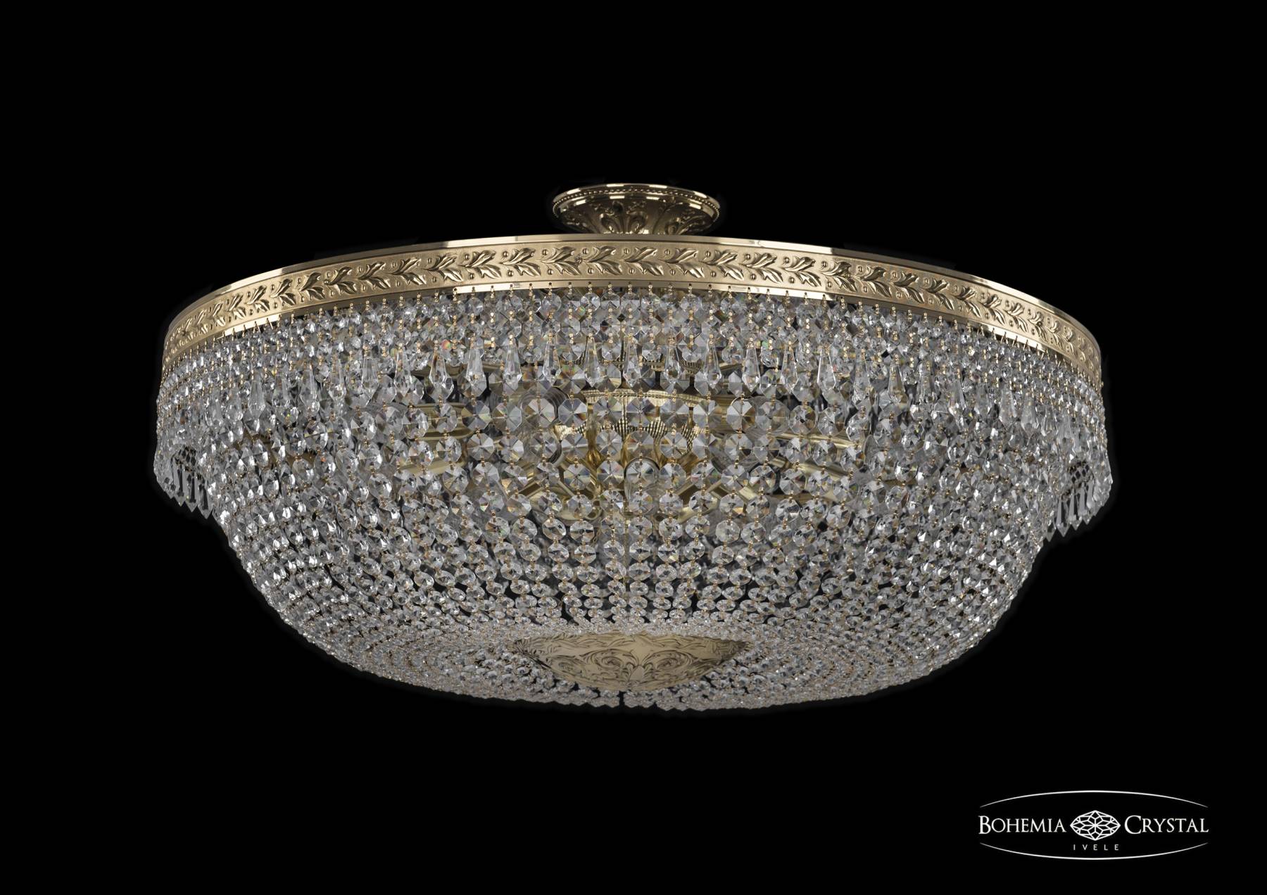19011/80IV G Потолочная хрустальная люстра Bohemia 1901 19011/80IV G