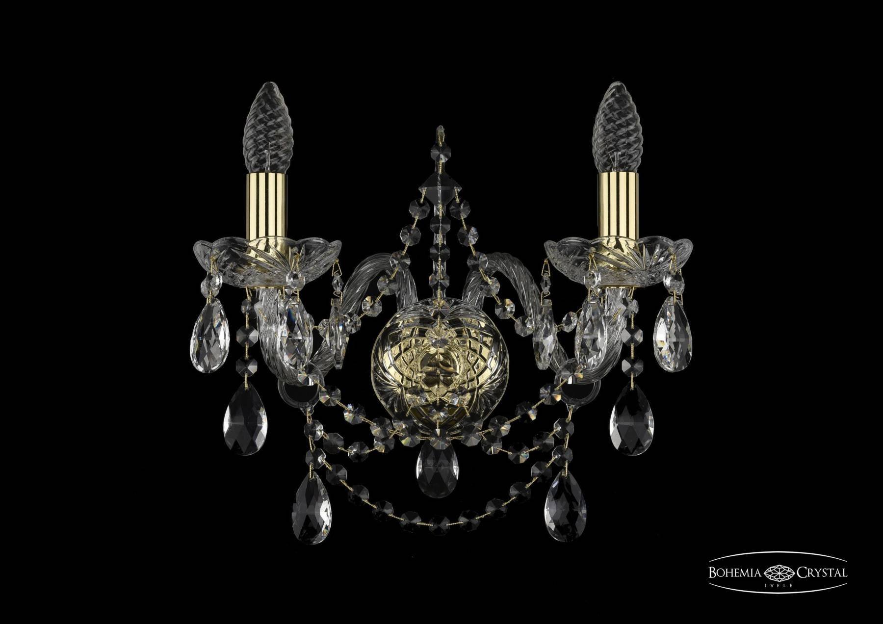 1411B/2/160 G Настенное бра Bohemia 1411 1411B/2/160/G